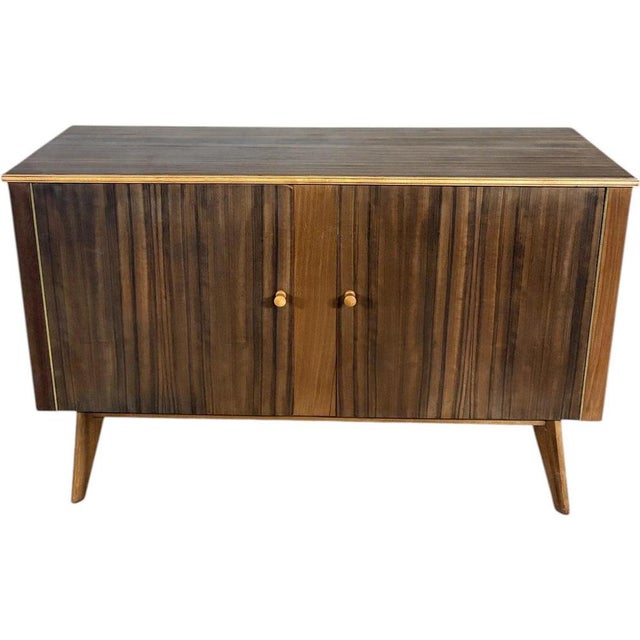 Wood Mid-Century Sideboard in Walnut Veneer from Morris of Glasgow, 1960s For Sale - Image 7 of 9