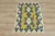 1960s Traditional Geometric Blue and Yellow Cappadocia Kilim Rug For Sale - Image 13 of 13