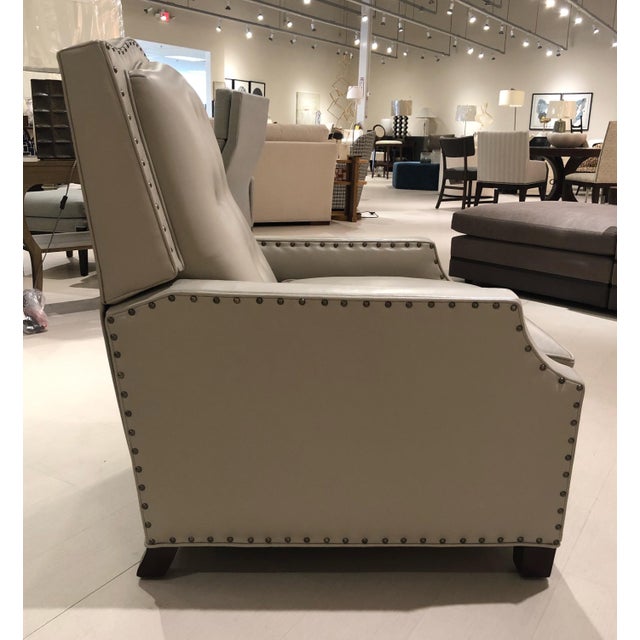 Vanguard Michael Weiss Leather Recliner Chairish