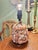 Nautical Vintage Shell Encrusted Boho Chic Grotto Petite Lamp With Shade For Sale - Image 3 of 11
