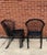 Contemporary 1990s Woodard Pinecrest Attributed Outdoor Wrought Iron Dining Set 7 Pieces For Sale - Image 3 of 12