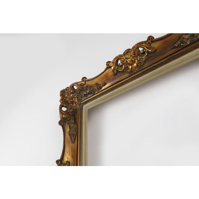 Wood Gilded Wooden Painting Frame, Belgium, 1960s For Sale - Image 7 of 11