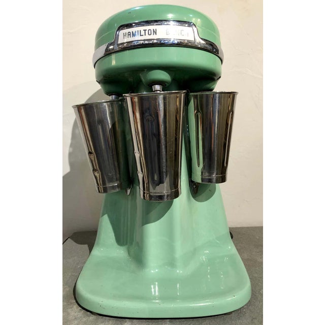 Hamilton Beach Milkshake Maker Vintage in Jadite Green Chairish