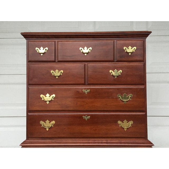 Jamestown Sterling Solid Cherry Tall Dresser Chairish