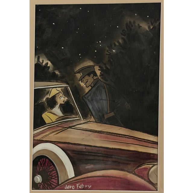 Jaro Fabry (1912 - 1953) was a well-known illustrator who chronicled the lives of the A list during the Golden Age of...
