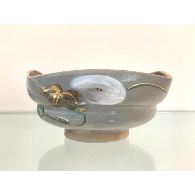 Japanese Ceramic Bowl Makuzu Kozan Utusushi Kenzan For Sale - Image 9 of 13