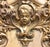 19th Century Antique Brass & Wood Cherub-Acanthus Leaf Plaque For Sale - Image 5 of 5