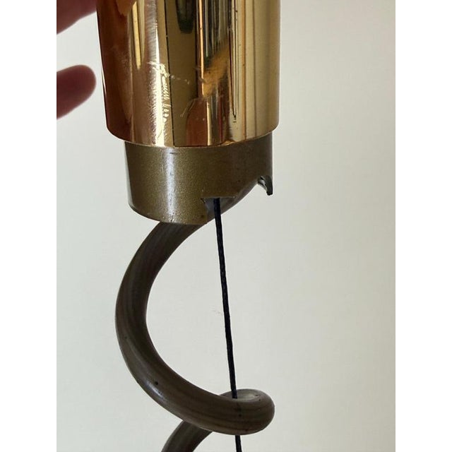 Austrian Brass Pendant attributed to Kalmar, Loos Manner, 1980s For Sale - Image 16 of 18