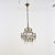 1930s Metal and Glass Chandelier For Sale - Image 10 of 10
