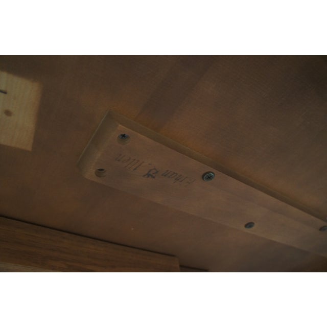 Ethan Allen Heirloom Colonial Early American Maple Spoonfoot Oval Dining Table For Sale - Image 10 of 13