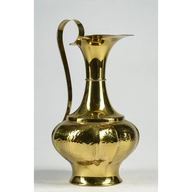 Vase in Hand-Beaten Brass by B. Bellotto, Italy, 1990 For Sale - Image 4 of 9