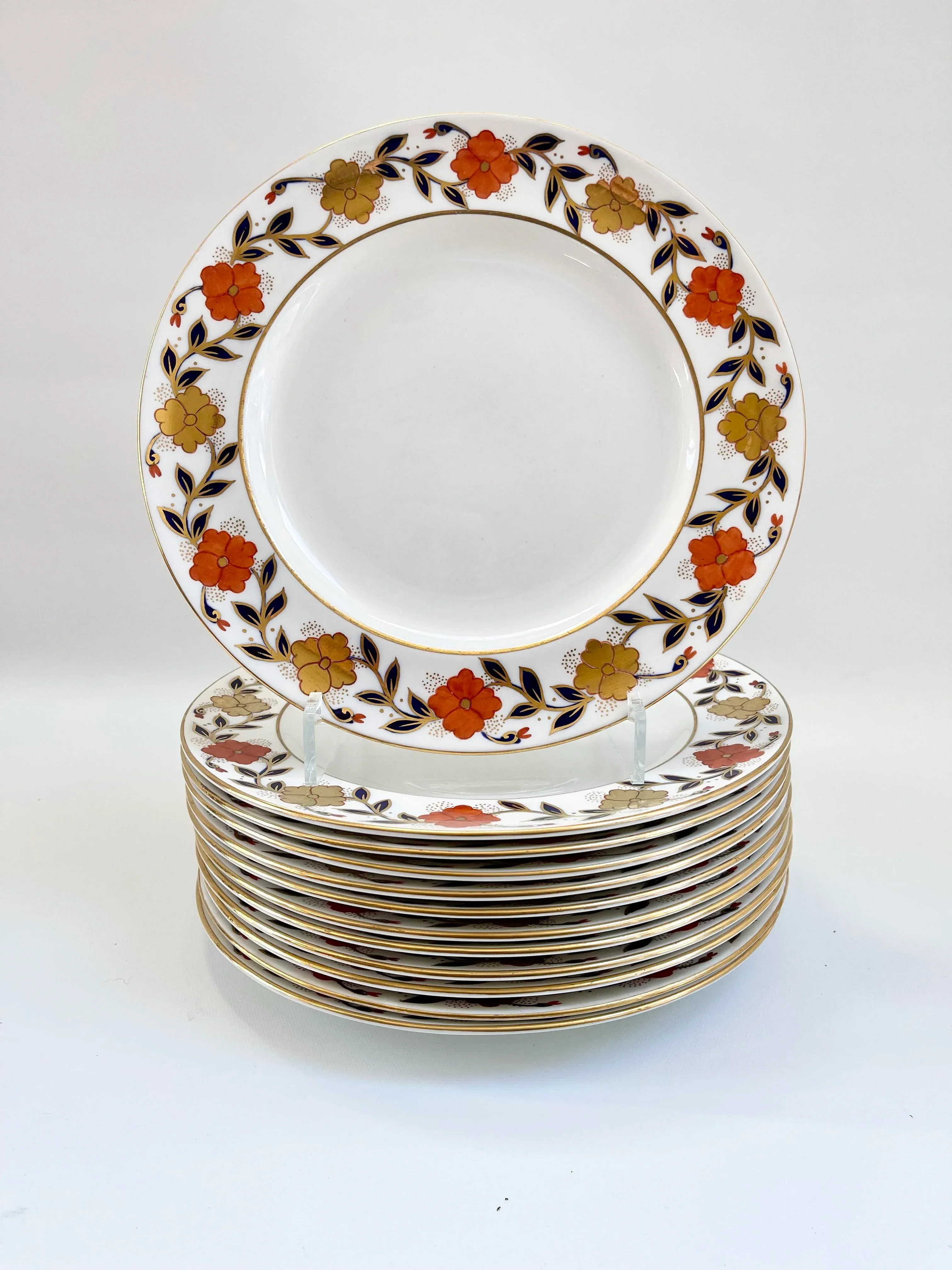 Tiffany & Co. Royal Crown Derby Asian Rose Imari Pattern Dinner