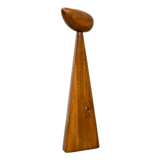 Sculpture in Oak, 1980, Wood For Sale