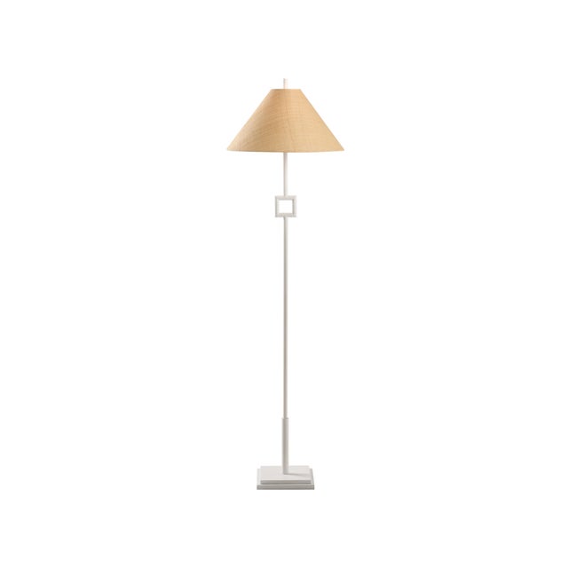 Contemporary Overhill Floor Lamp - Matte White For Sale - Image 3 of 5