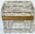 Charles X Style French Ormolu-Mounted Optic Cut Crystal Casket Box, Signed Lehmann France, circa 1900–1920 A fine French...
