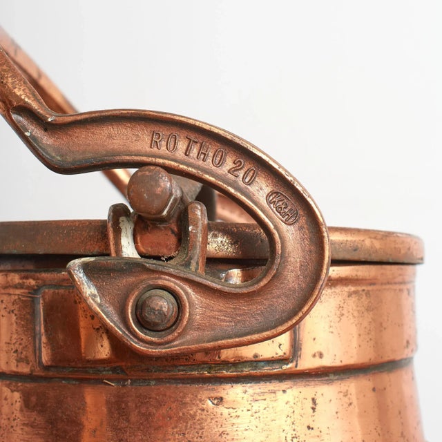 1950s Antique French Copper Milk Churn, 1950s For Sale - Image 5 of 6