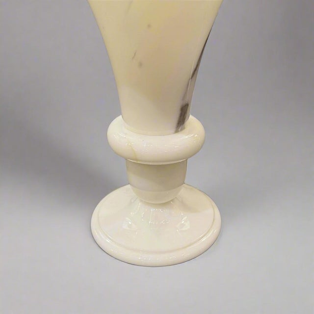 1970s Pair of Polished Marble Table Lamps For Sale - Image 12 of 18