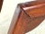 Late 20th Century Gio Ponti Style Italian Modern Bench With Sculptural Wood Base and Brass Accents For Sale - Image 9 of 13