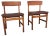 Oak BM 236 Side Chairs by Børge Mogensen for Fredericia, 1950s, Set of 2 For Sale