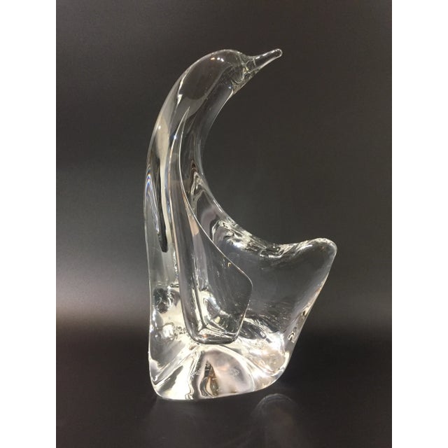 1960s Mid Century Modern Italian Blown Glass Penguin Art Sculpture by Mario Brogi For Sale - Image 5 of 12