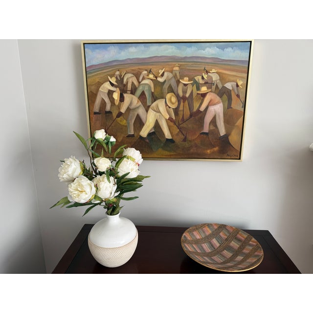 Mid-Century Modern Mid-20th Century Italian Bitossi Seta Sgraffito Bowl by Aldo Londi For Sale - Image 3 of 8