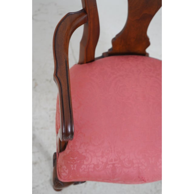 Brown Set of 6 John Widdicomb Walnut Dining Room Chairs For Sale - Image 8 of 18