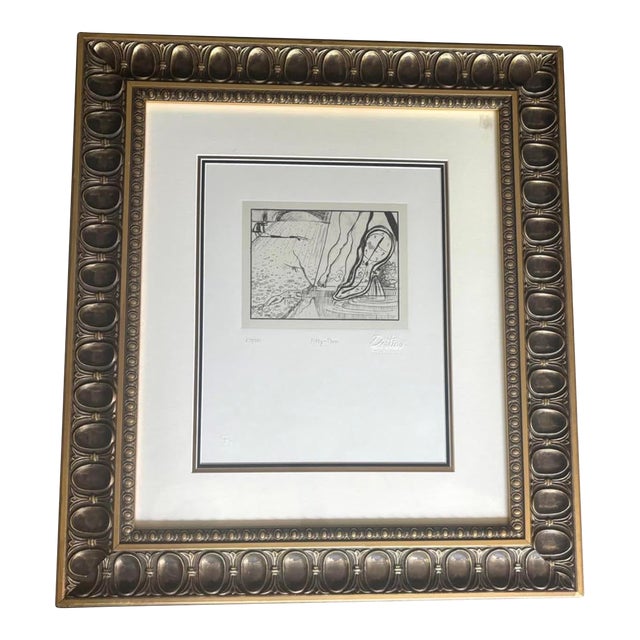 Salvador Dali X Walt Disney Destiny Numbered Silkscreen Serigraph Framed For Sale