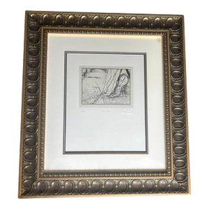 Salvador Dali X Walt Disney Destiny Numbered Silkscreen Serigraph Framed