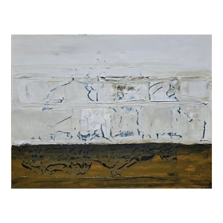 Contemporary Neutral Color Palette Abstract Landscape | Original Painting by Diane Grant | Color Field For Sale