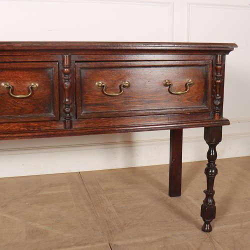 English Oak Dresser Base For Sale - Image 5 of 9