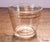 Mid-Century Modern Vintage Glass With Gold Design Mid Century Ice Bucket, 1950s For Sale - Image 3 of 6