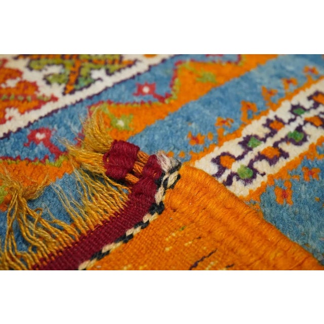 Vintage Moroccan Rug 4'4'' x 7'7'' For Sale - Image 9 of 9