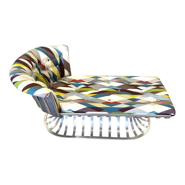 Russell Woodard Aluminum Chaise Lounge For Sale