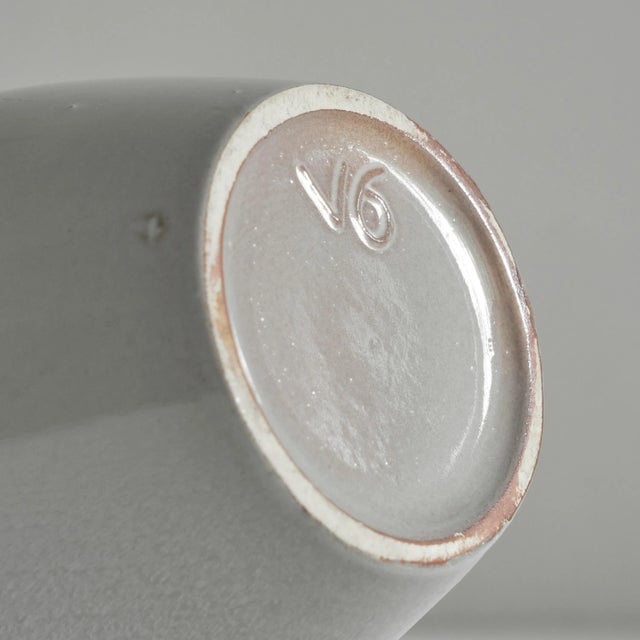 1950s Sphinx Maastricht V6 Studio Pottery Vase by Willem Visser, 1950s For Sale - Image 5 of 7