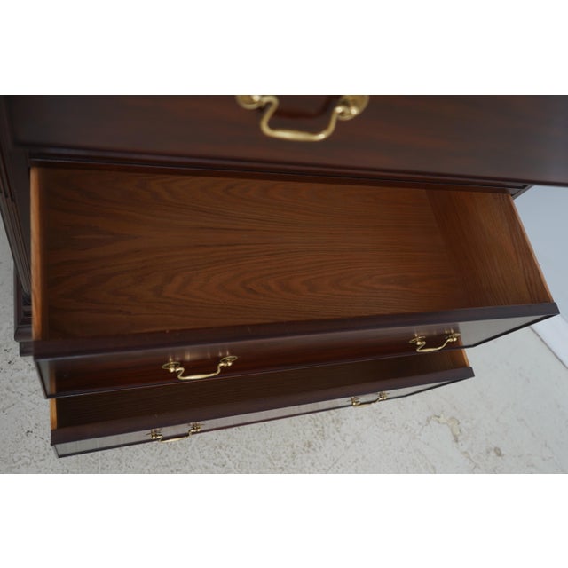 2000 - 2009 Henkel Harris Mahogany #175 New Market High Chest For Sale - Image 5 of 14