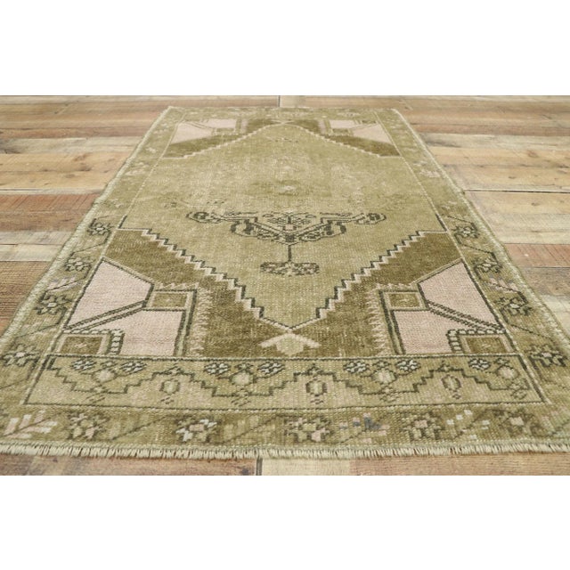 Textile Mid 20th Century Vintage Turkish Kars Rug 02'08 X 04'07 For Sale - Image 7 of 10