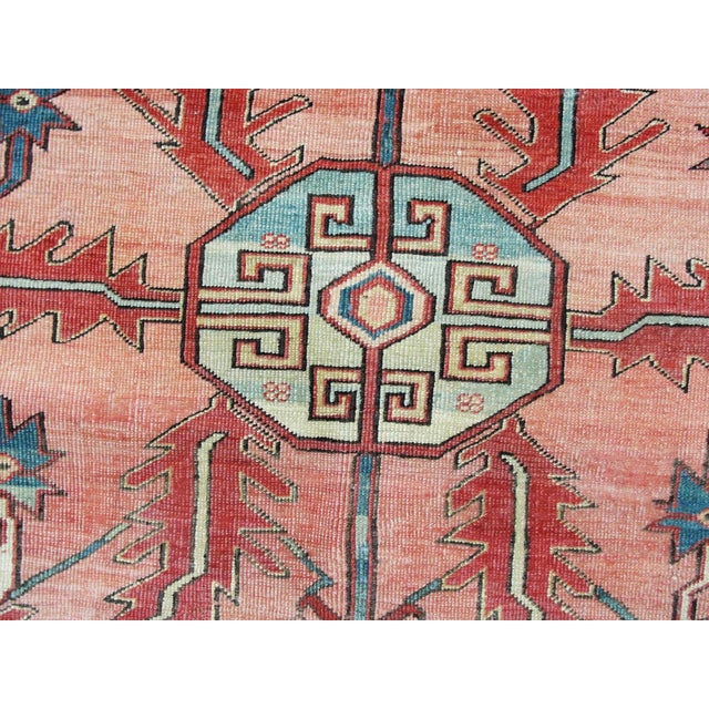 Late 19th Century Antique Serapi Carpet For Sale - Image 5 of 13