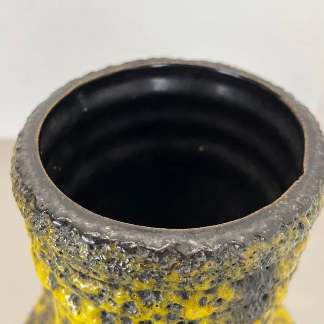 Large Fat Lava Pottery Vase from Fohr Ceramics, Germany, 1970s For Sale - Image 14 of 18