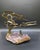 1970s Vintage Bronze & Amethyst Sculpture: Boy Sitting Under Tree For Sale - Image 5 of 10