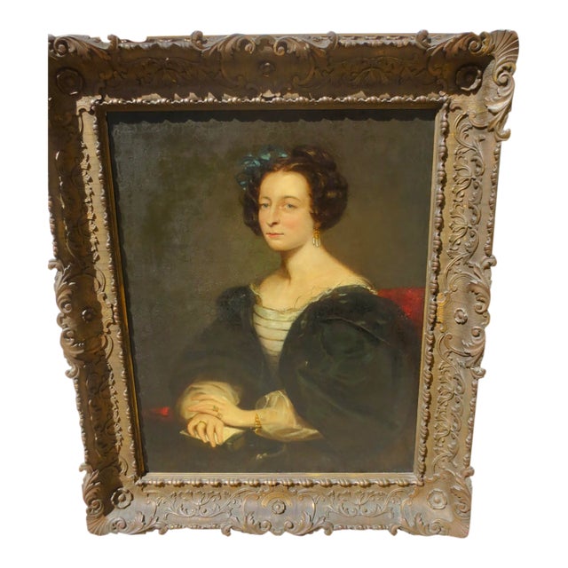 Sir John Watson Gordon Portrait of a Scottish Lady Circa 1850 For Sale