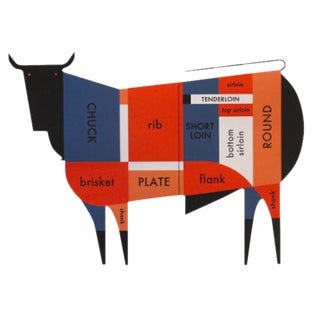 Meat Cut Poster by Raymond Biesinger For Sale