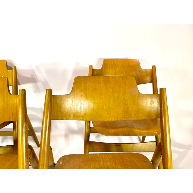 Folding Chairs by Egon Eiermann for Wilde+Spieth, 1970s, Set of 4 For Sale - Image 6 of 18