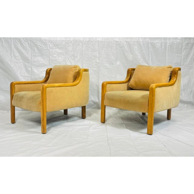 Pair of Mid-Century Modern Lounge Chairs by Monteverdi-Young, Los Angeles 1977 For Sale In Los Angeles - Image 6 of 18