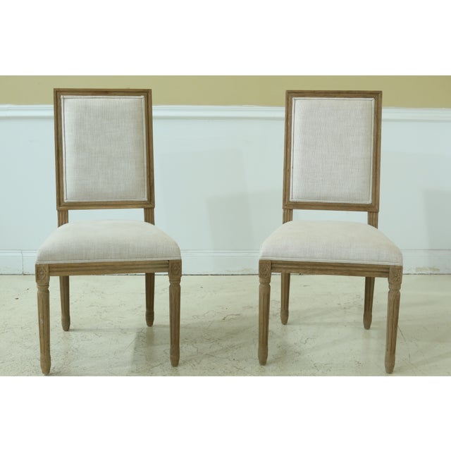 Set of 8 Restoration Hardware French Style Dining Room Chairs | Chairish