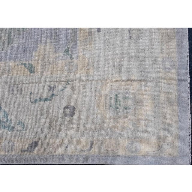 Turkish Oushak Rug 12'2" x 16'4" For Sale - Image 4 of 8