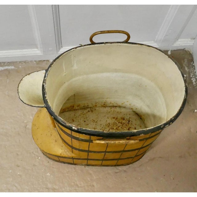 Victorian Painted Toleware Footbath, 1850s For Sale - Image 4 of 6