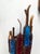 Hammered Glass Wrought Iron Sconces by Longobard, Italy, 1970s, Set of 3 For Sale - Image 9 of 12