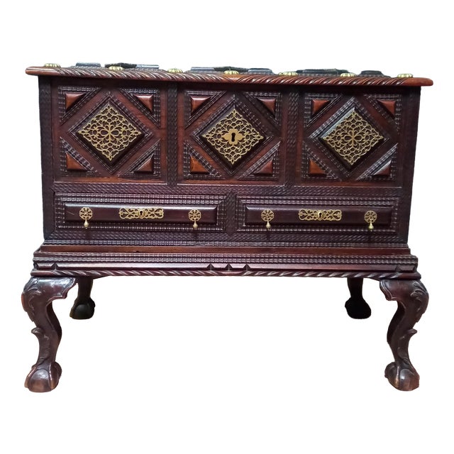 Anglo Indian Colonial Campaign Chest, 1840s For Sale