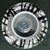 Contemporary Mid-Century Modern Revival Black & White Cased Glass Bamboo Vase For Sale - Image 12 of 12
