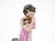Traditional Antique Austrian Vienna Porcelain Sculpture of a Young Girl Holding Her Dog For Sale - Image 3 of 10